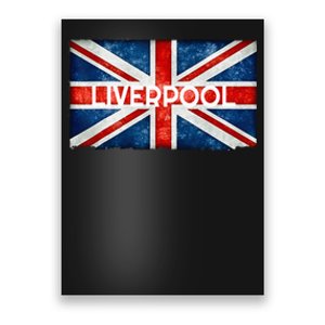 Liverpool England UK Flag . And Souvenir Poster