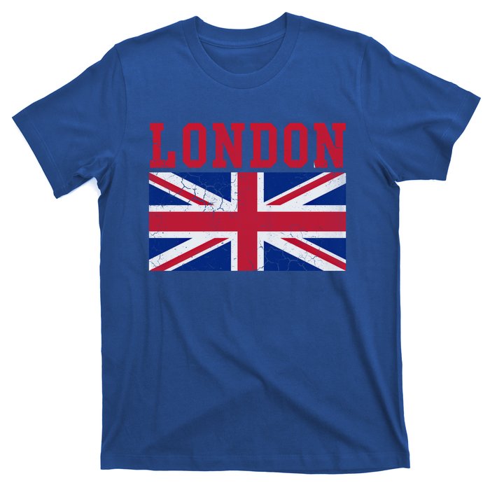 London England Union Jack United Kingdom British Flag Funny Gift T-Shirt