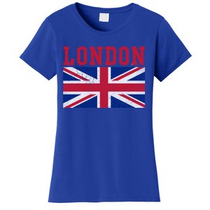 London England Union Jack United Kingdom British Flag Gift Women's T-Shirt