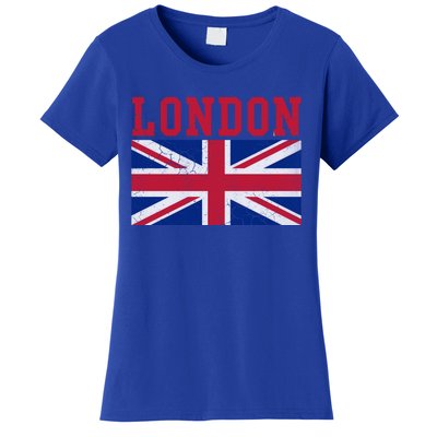 London England Union Jack United Kingdom British Flag Gift Women's T-Shirt