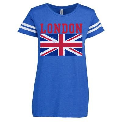 London England Union Jack United Kingdom British Flag Gift Enza Ladies Jersey Football T-Shirt