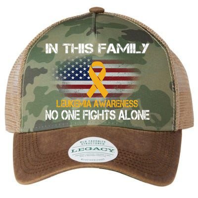 Leukemia No One Fights Alone Legacy Tie Dye Trucker Hat