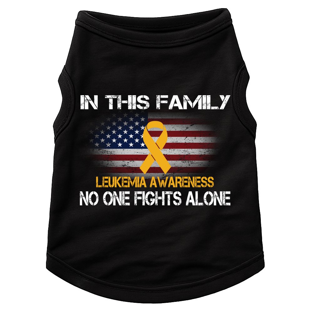 Leukemia No One Fights Alone Doggie Tank