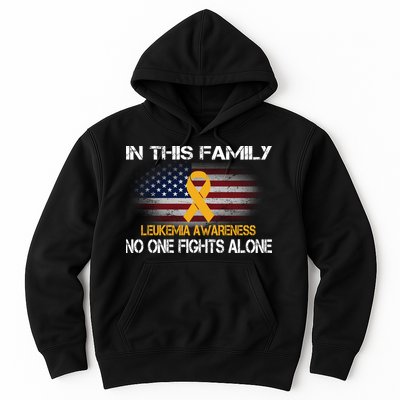 Leukemia No One Fights Alone Hoodie