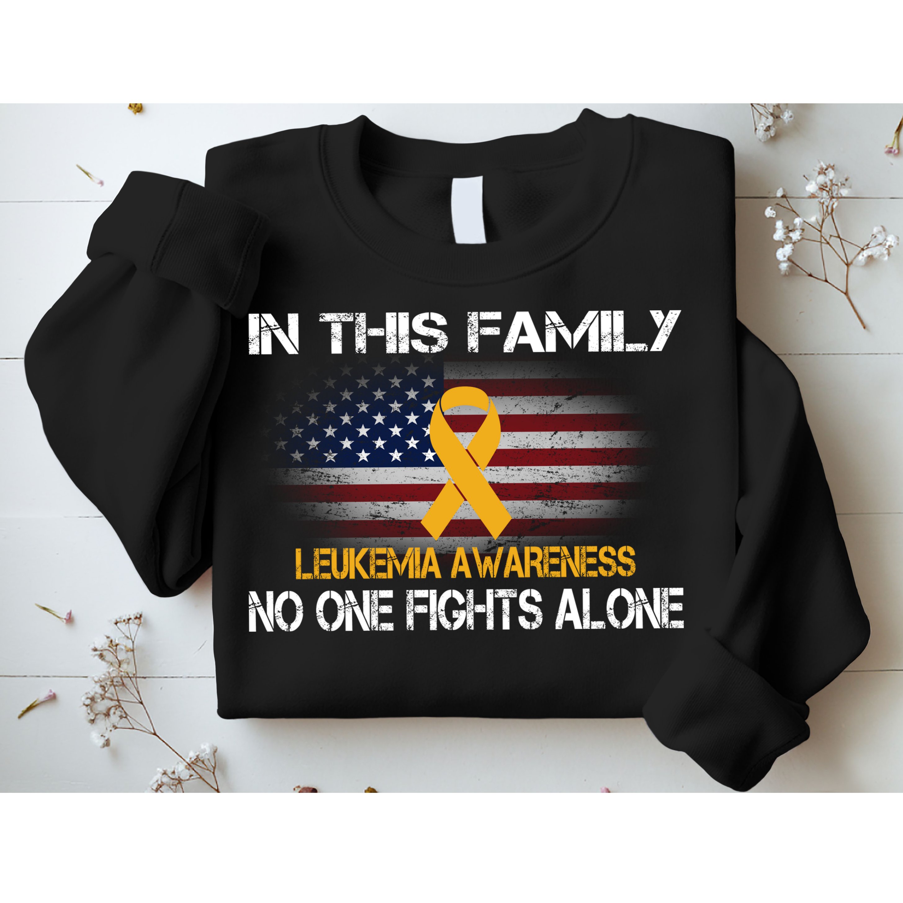 Leukemia No One Fights Alone Sweatshirt