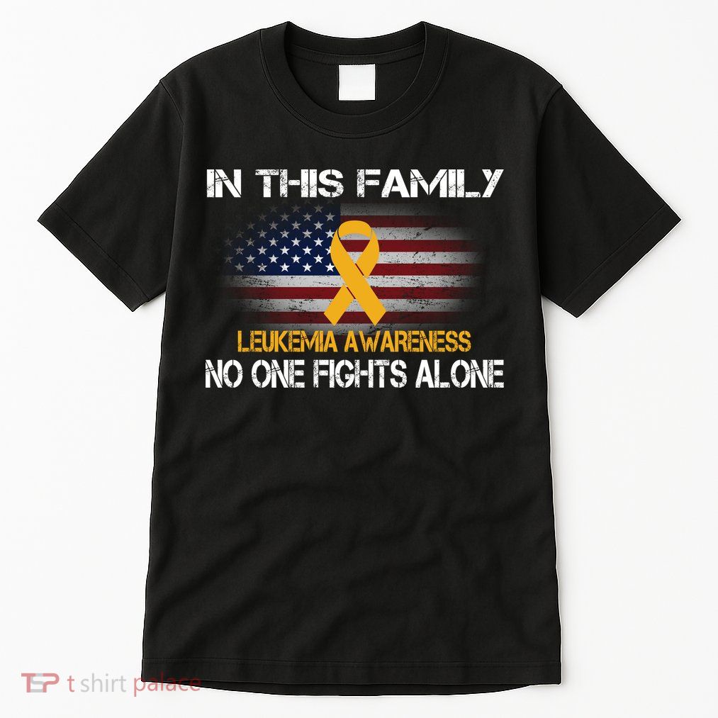 Leukemia No One Fights Alone Tall T-Shirt
