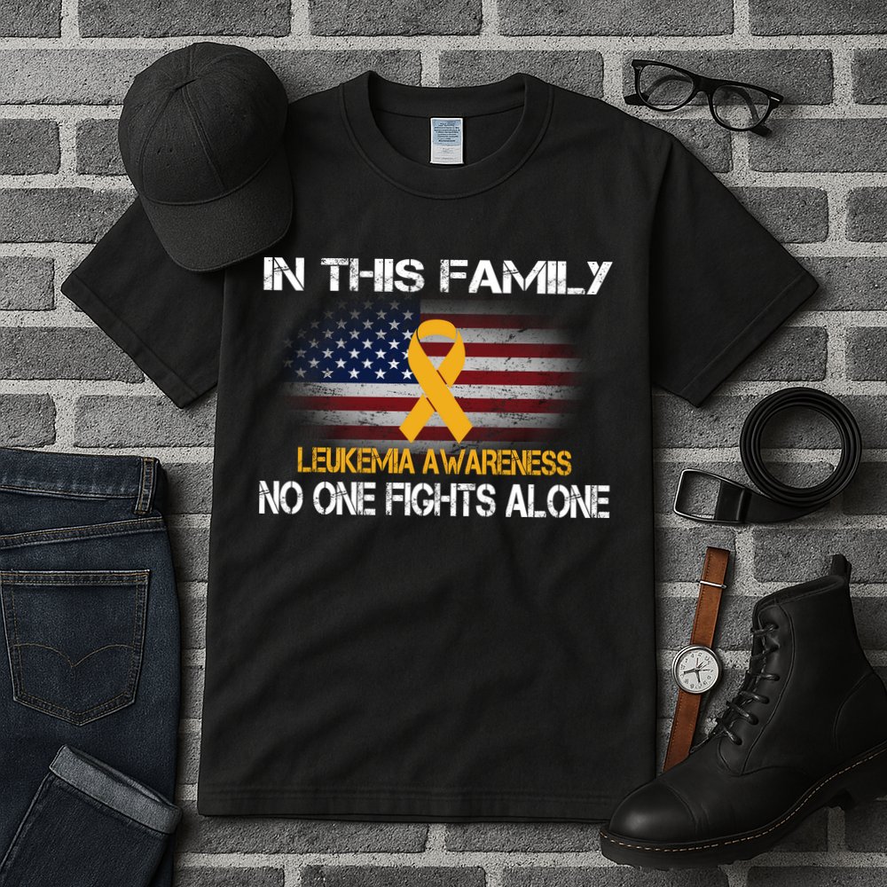 Leukemia No One Fights Alone Tall T-Shirt