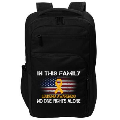 Leukemia No One Fights Alone Impact Tech Backpack