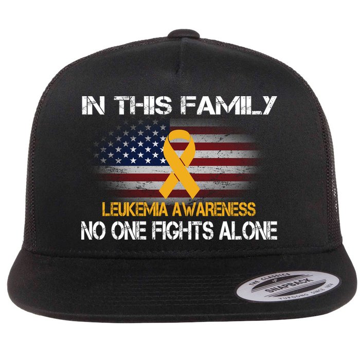 Leukemia No One Fights Alone Flatbill Hat