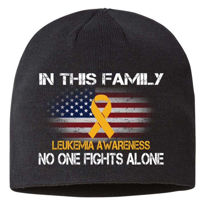 Leukemia No One Fights Alone Sustainable Beanie