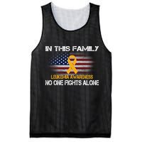 Leukemia No One Fights Alone Mesh Reversible Basketball Jersey Tank
