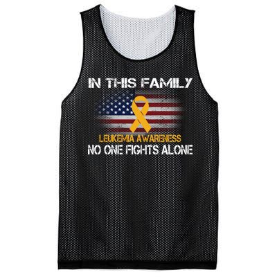 Leukemia No One Fights Alone Mesh Reversible Basketball Jersey Tank