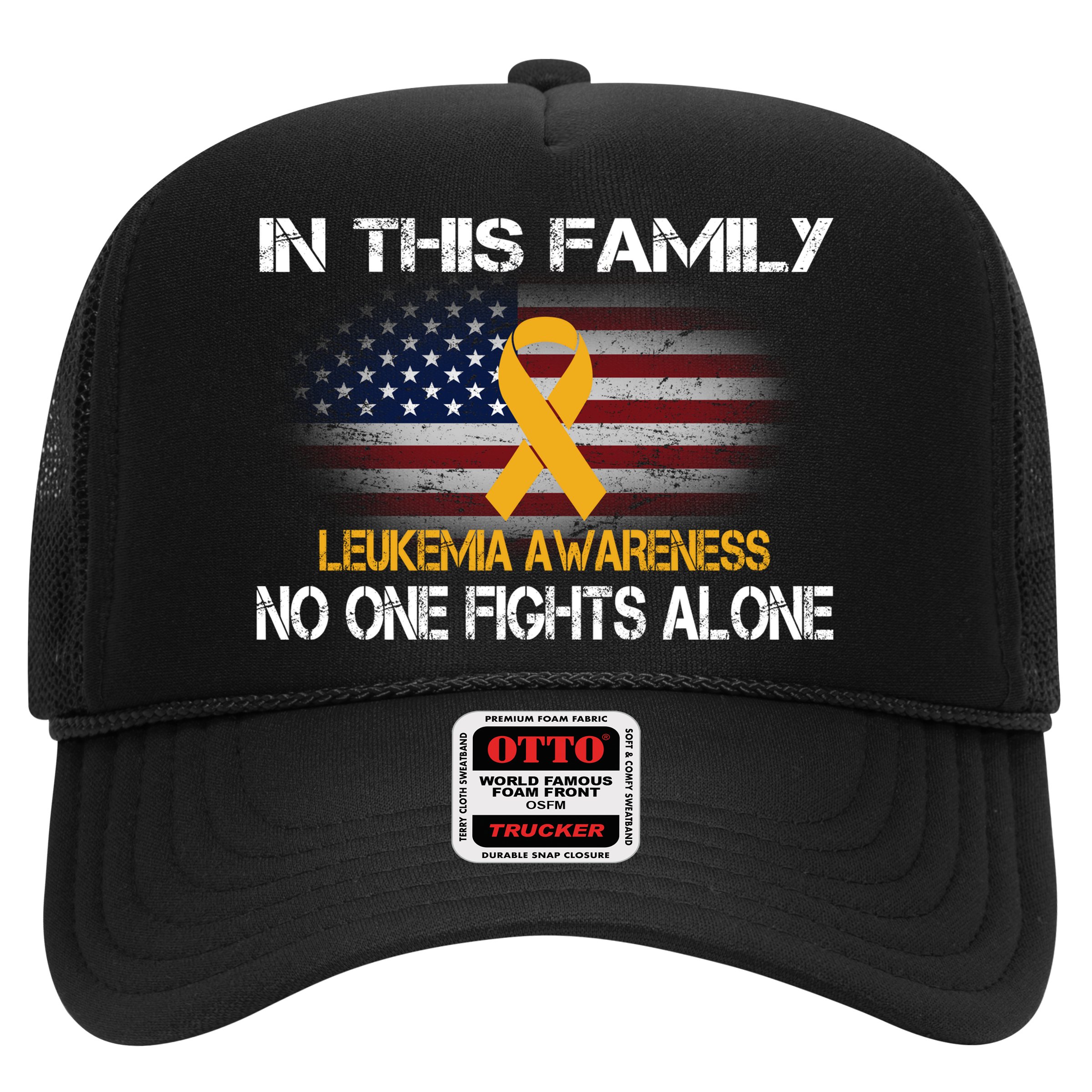 Leukemia No One Fights Alone Hat