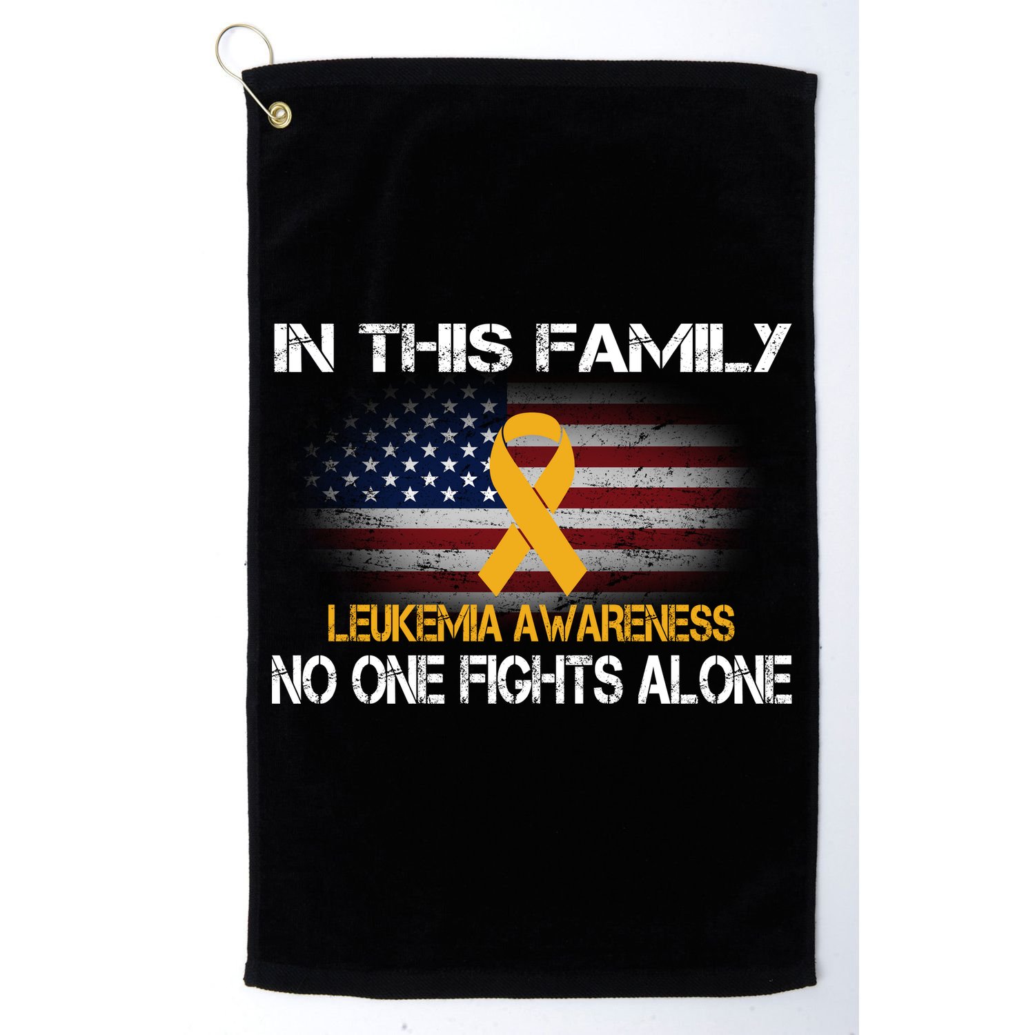 Leukemia No One Fights Alone Golf Towel