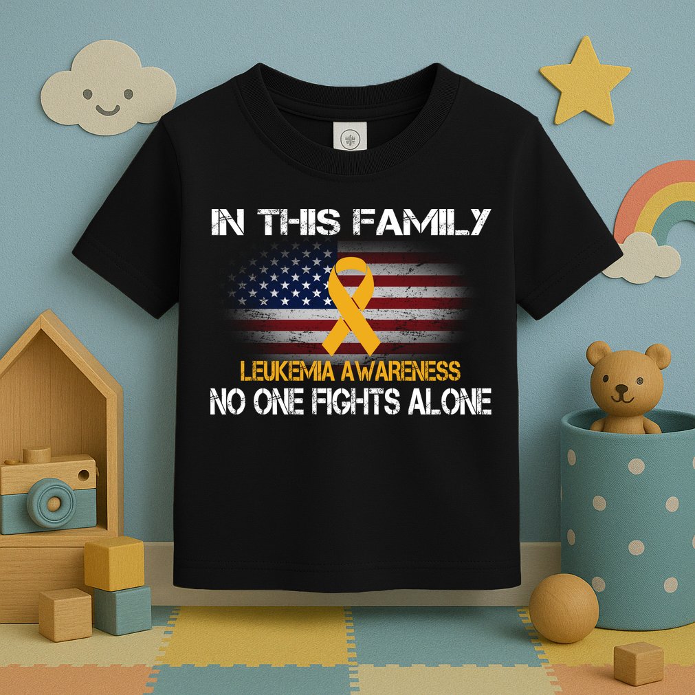 Leukemia No One Fights Alone Toddler T-Shirt