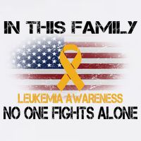 Leukemia No One Fights Alone Garment-Dyed Sweatshirt
