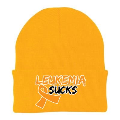 Leukemia Sucks Knit Cap Winter Beanie