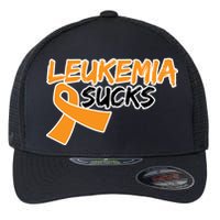 Leukemia Sucks Flexfit Unipanel Trucker Cap