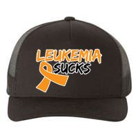 Leukemia Sucks Yupoong Adult 5-Panel Trucker Hat