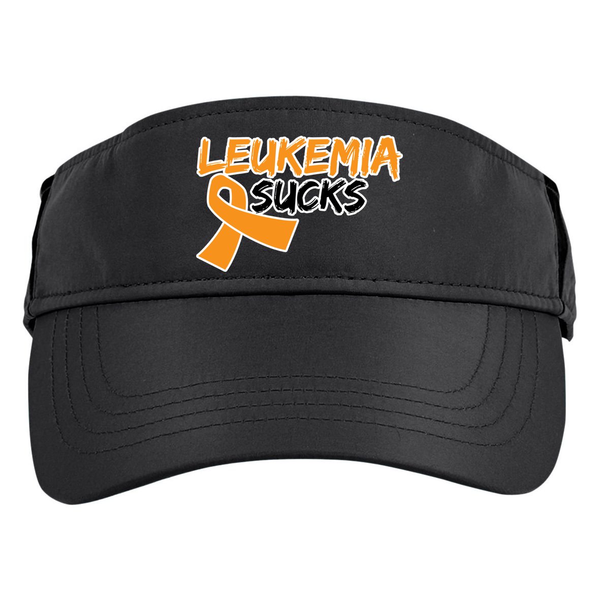 Leukemia Sucks Adult Drive Performance Visor