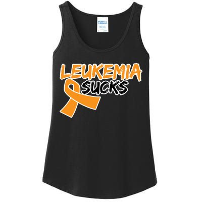 Leukemia Sucks Ladies Essential Tank