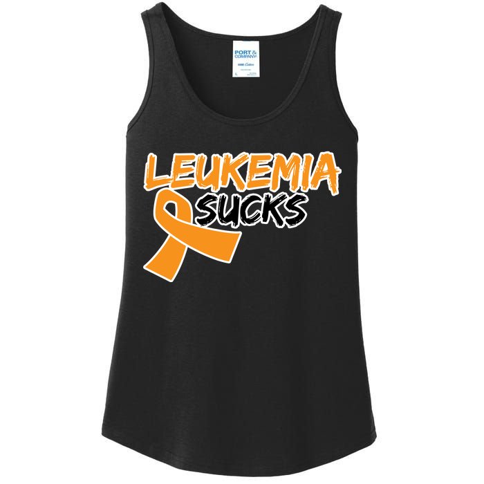 Leukemia Sucks Ladies Essential Tank