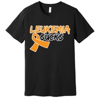 Leukemia Sucks Premium T-Shirt