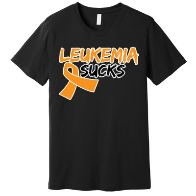 Leukemia Sucks Premium T-Shirt