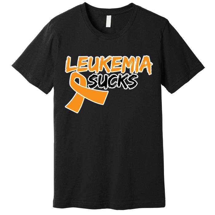 Leukemia Sucks Premium T-Shirt