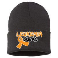 Leukemia Sucks Sustainable Knit Beanie