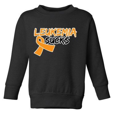 Leukemia Sucks Toddler Sweatshirt