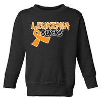 Leukemia Sucks Toddler Sweatshirt