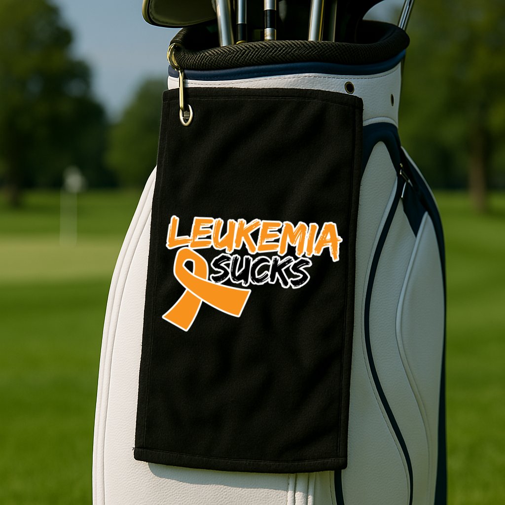 Leukemia Sucks Golf Towel