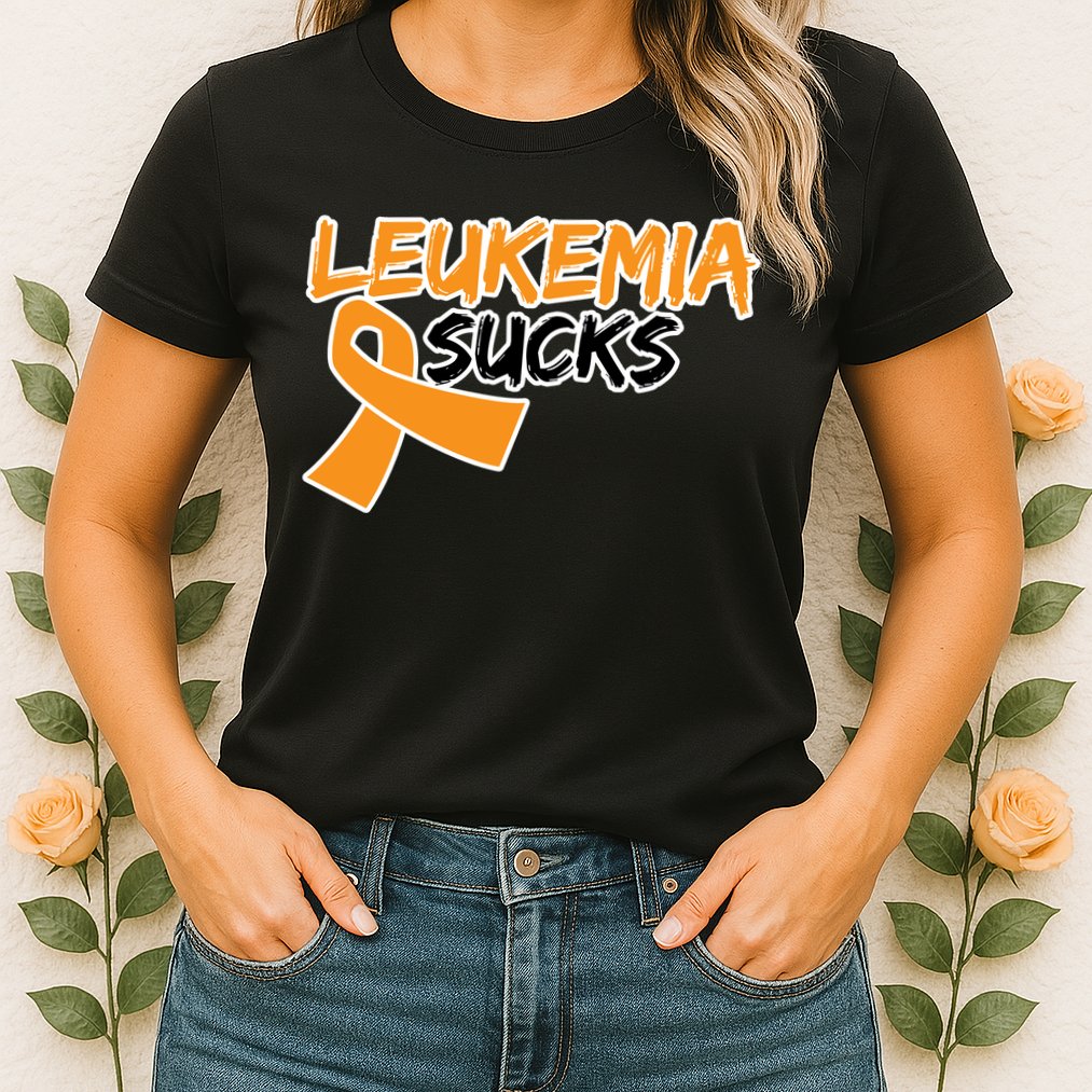 Leukemia Sucks Womens T-Shirt
