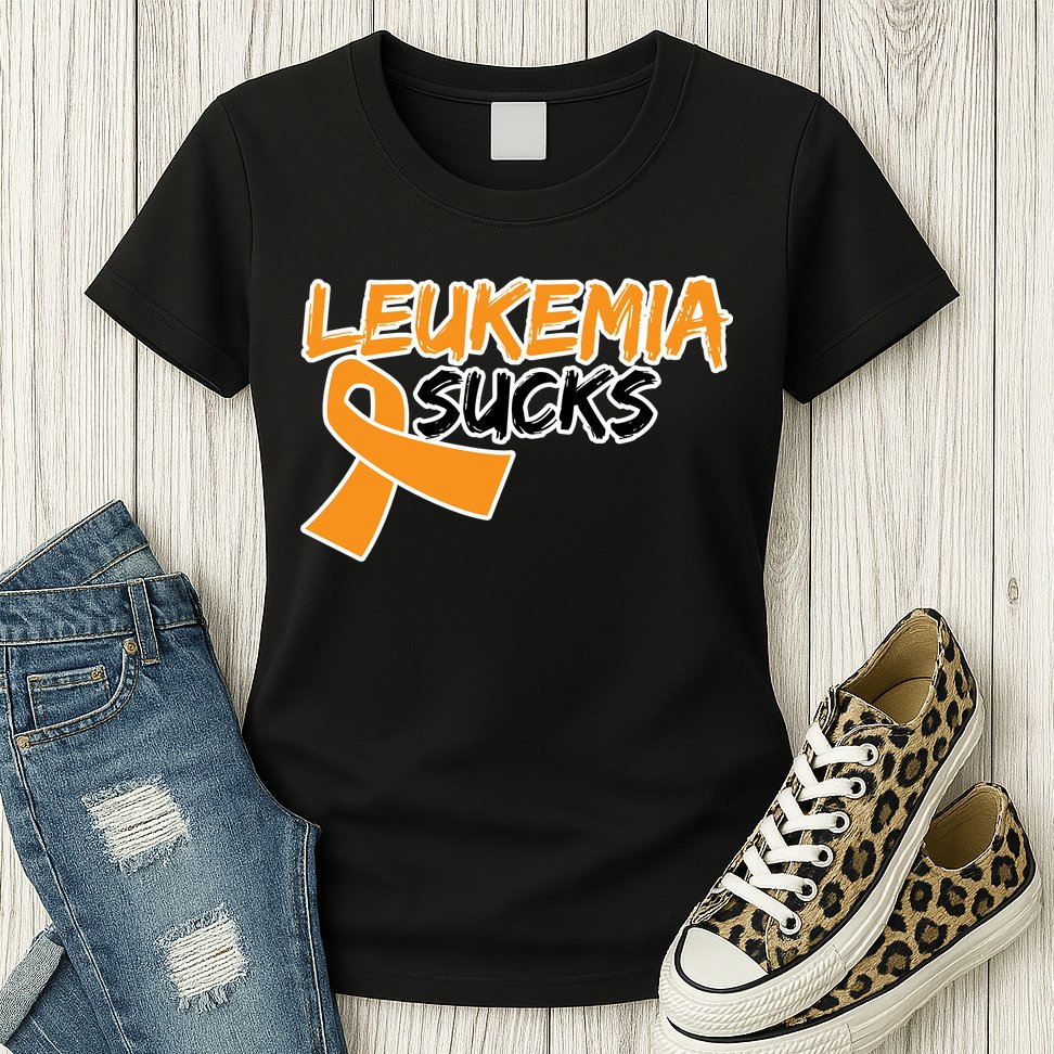 Leukemia Sucks Womens T-Shirt
