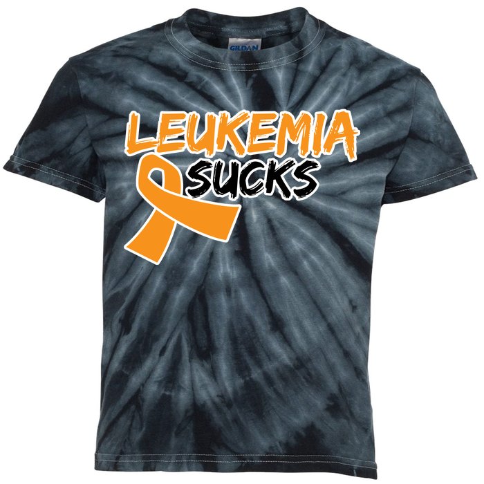 Leukemia Sucks Kids Tie-Dye T-Shirt