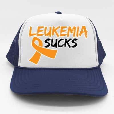 Leukemia Sucks Trucker Hat