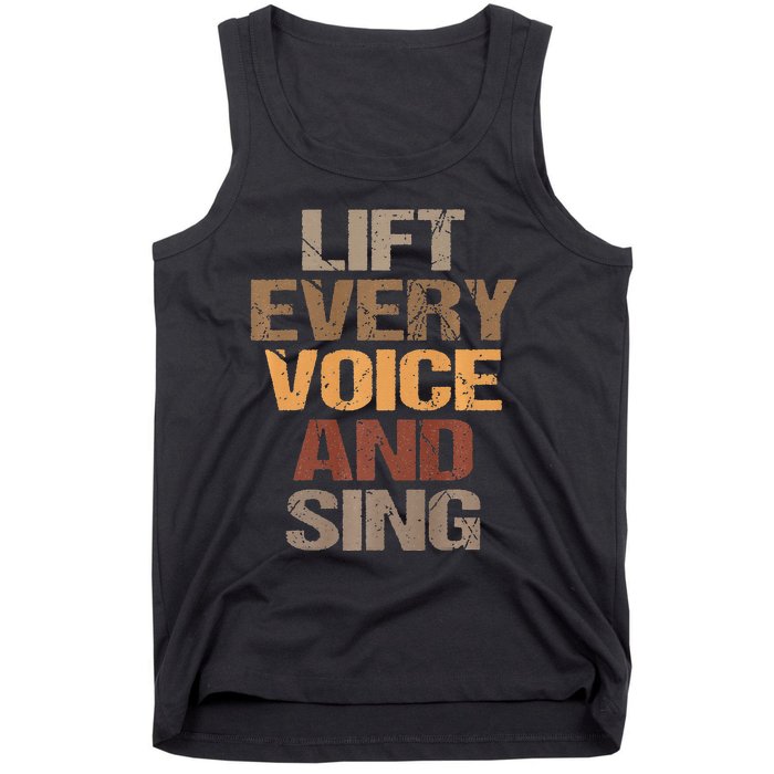 Lift Every Voice And Sing Juneteenth Black History Month Tank Top