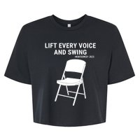 Lift Every Voice And Swing Trending Montgomery White Chair Bella+Canvas Jersey Crop Tee