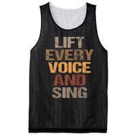 Lift Every Voice And Sing Juneteenth Black History Month Mesh Reversible Basketball Jersey Tank