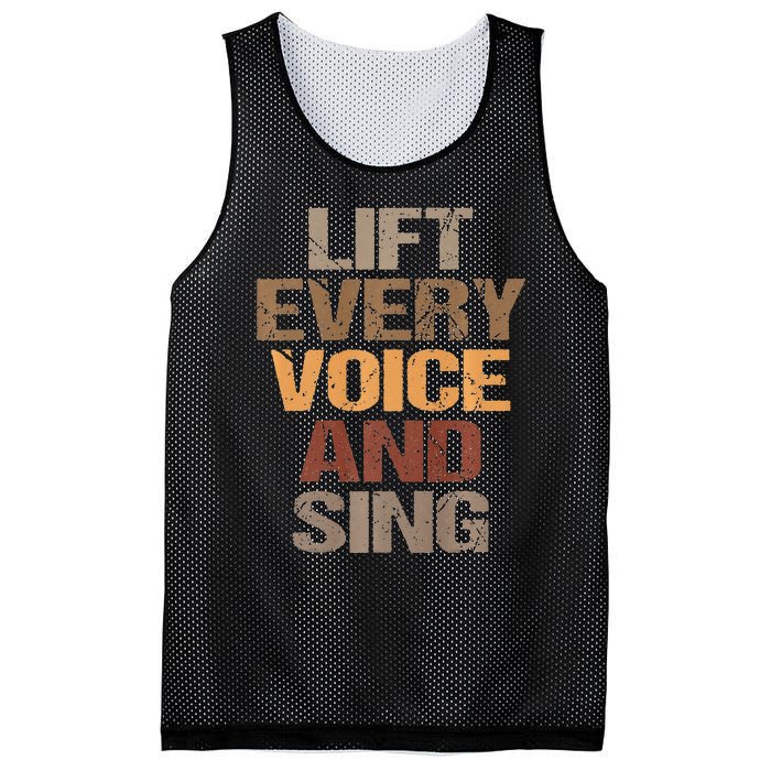 Lift Every Voice And Sing Juneteenth Black History Month Mesh Reversible Basketball Jersey Tank