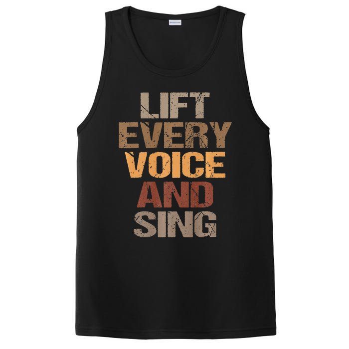 Lift Every Voice And Sing Juneteenth Black History Month PosiCharge Competitor Tank