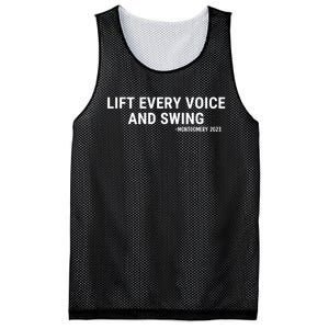 Lift Every Voice And Swing Trending Montgomery White Chair Mesh Reversible Basketball Jersey Tank