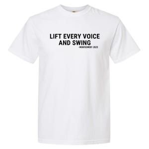 Lift Every Voice And Swing Trending Montgomery White Chair Garment-Dyed Heavyweight T-Shirt