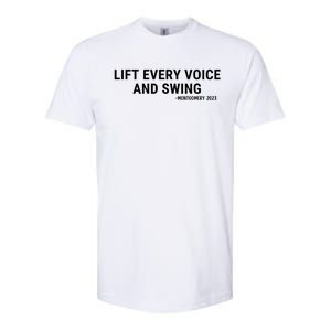 Lift Every Voice And Swing Trending Montgomery White Chair Softstyle CVC T-Shirt