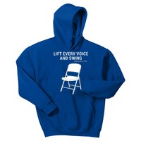 Lift Every Voice And Swing Trending Montgomery White Chair Kids Hoodie