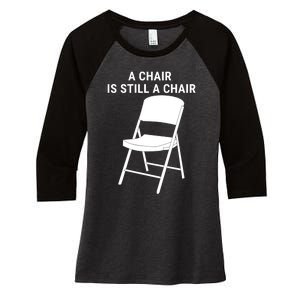 Lift Every Voice And Swing Trending Montgomery White Chair Women's Tri-Blend 3/4-Sleeve Raglan Shirt