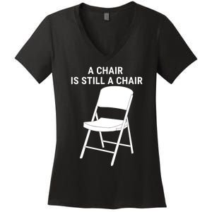 Lift Every Voice And Swing Trending Montgomery White Chair Women's V-Neck T-Shirt