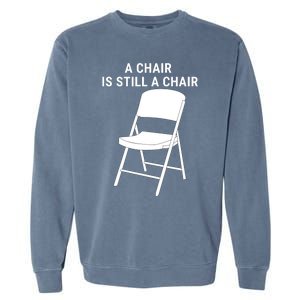 Lift Every Voice And Swing Trending Montgomery White Chair Garment-Dyed Sweatshirt