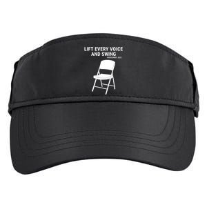 Lift Every Voice And Swing Trending Montgomery White Chair Adult Drive Performance Visor